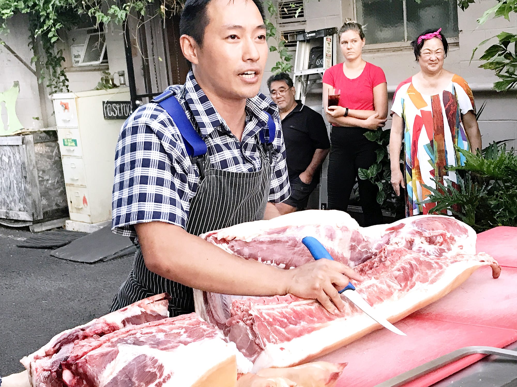 Jason Chow, butcher at The Local General Store